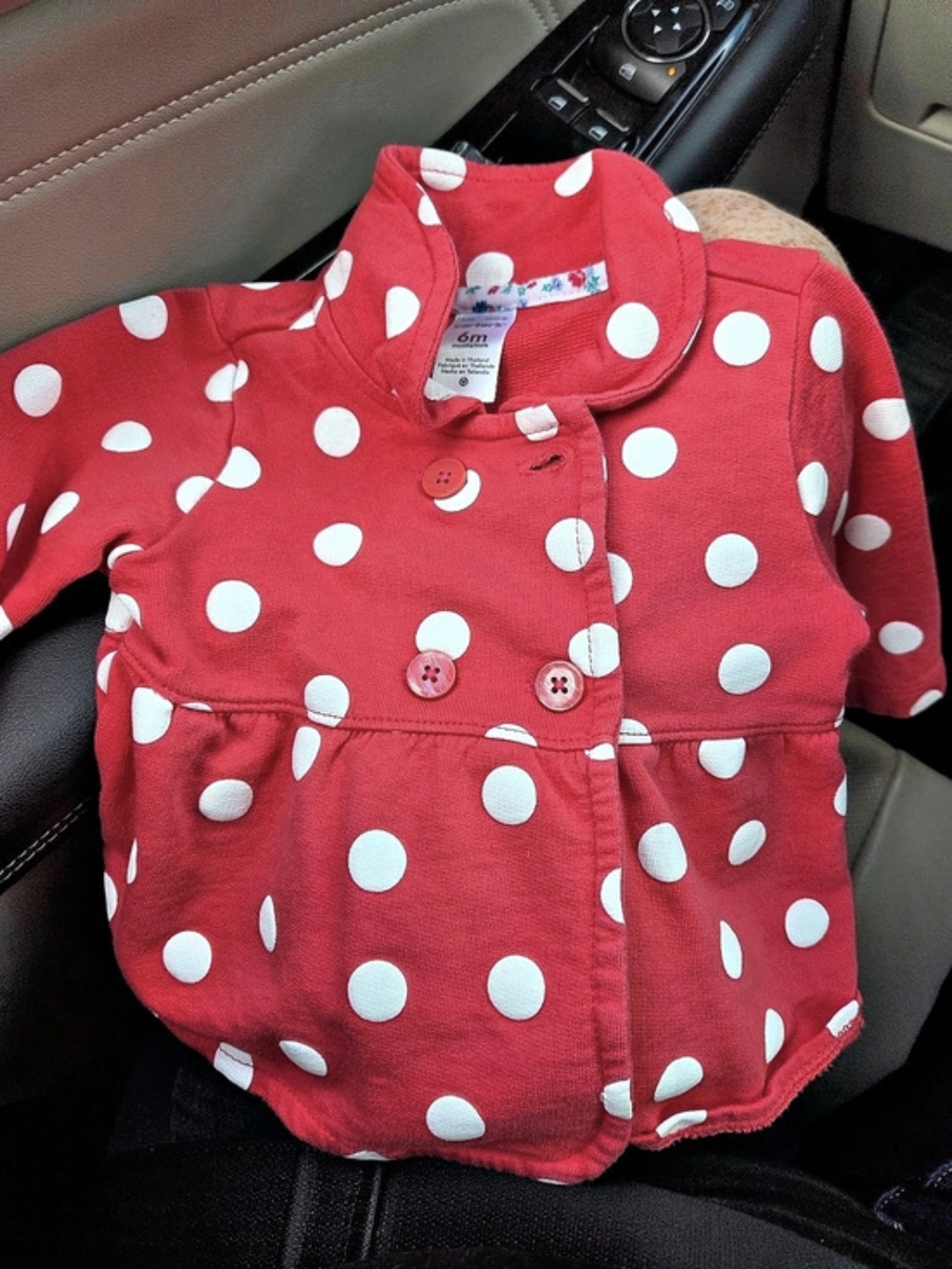 Carter's Baby Polka Dot Jacket 6M
